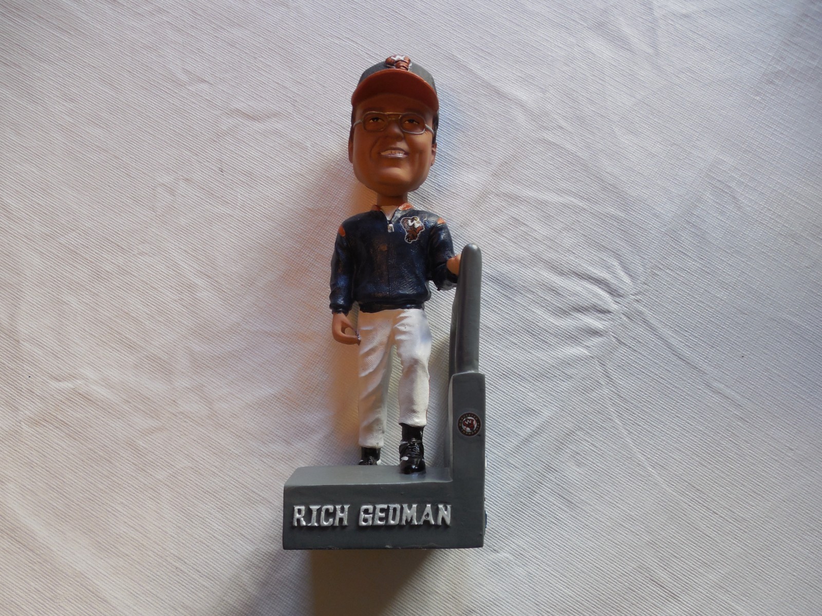 Worcester Tornadoes Rich Gedman Dugout Free Shipping  Baseball SGA Bobblehead