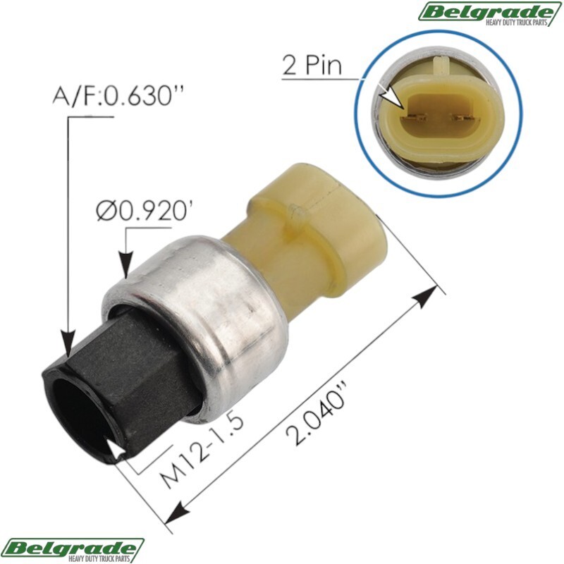 Sensata 577.75642OE Low AC Pressure Switch OE Equivalent to Peterbilt P276142