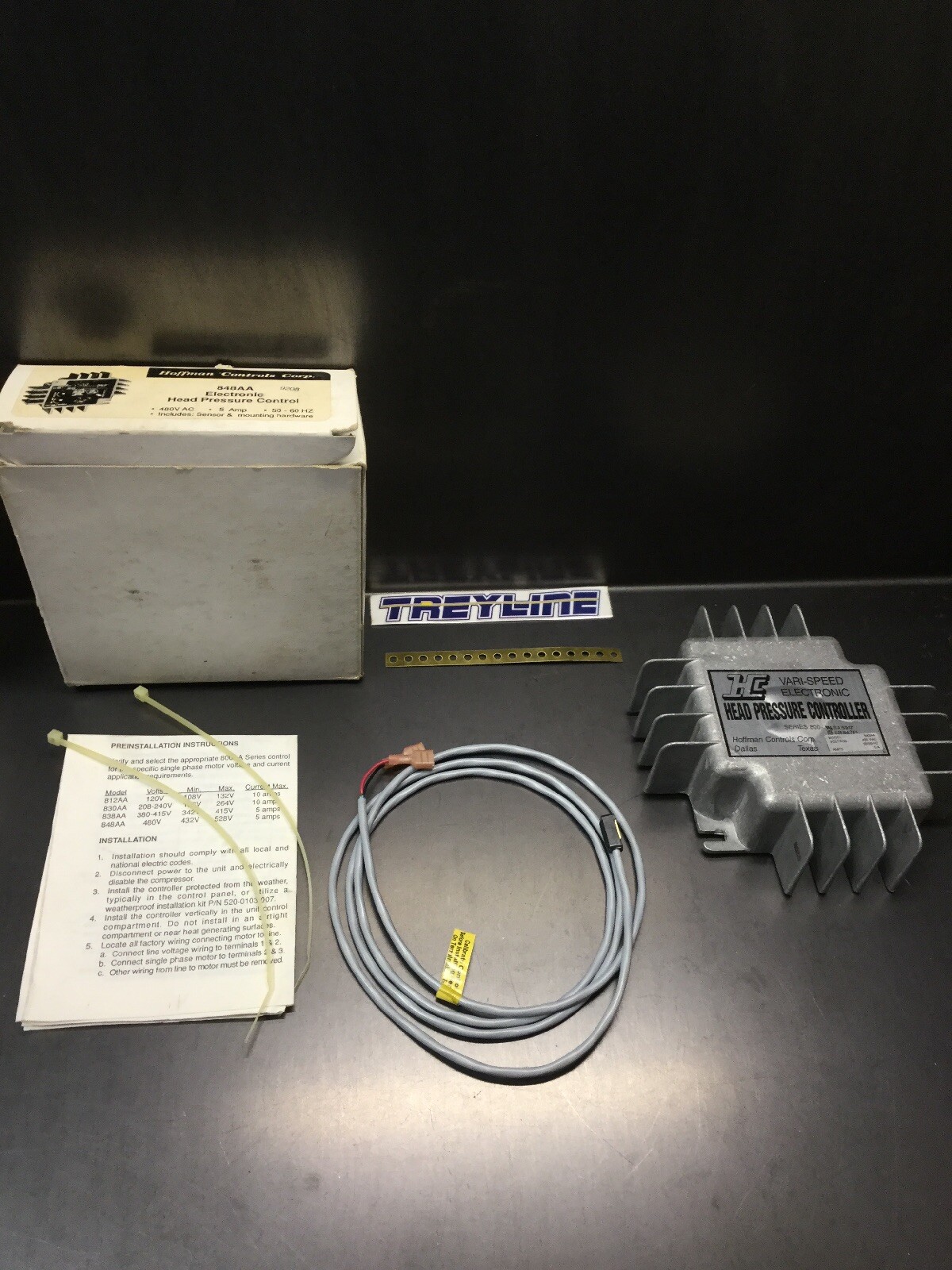 NEW, HOFFMAN, 848AA, HEAD PRESSURE CONTROL, 480VAC, 5A, 50-60Hz. (24K-1)