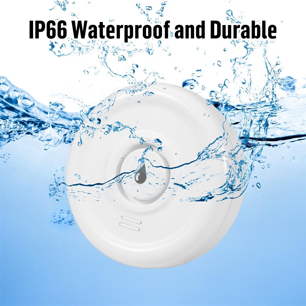 2 Pack 100dB Smart WiFi Water Leak Detector App Alert Kitchen Basement Sensor