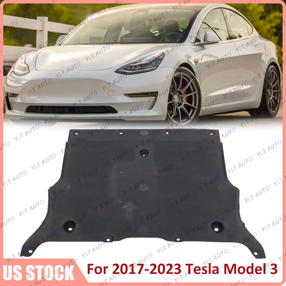 Fit For 2017-2023 Tesla Model 3 Front Engine Splash Shield Guard Under Cover