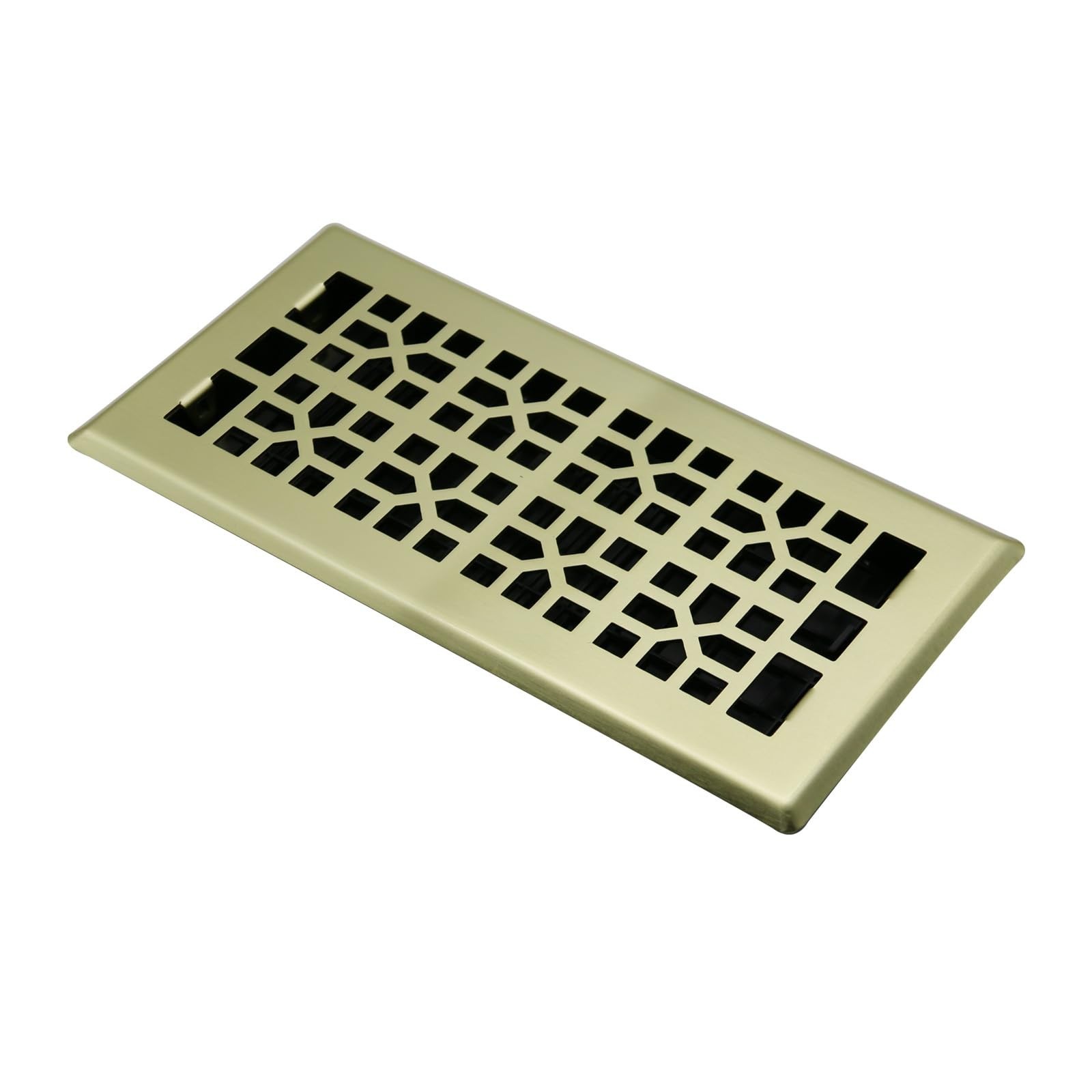 Floor Vent Register Brushed Gold Color Floor Vent Covers 4x12 Inch Floor Regi...