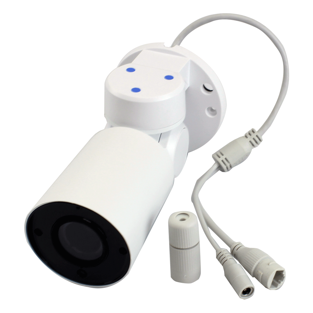 GW 5MP 1920P Pan Tilt Zoom HD IP PoE 4X Optical Zoom Security Bullet PTZ Camera