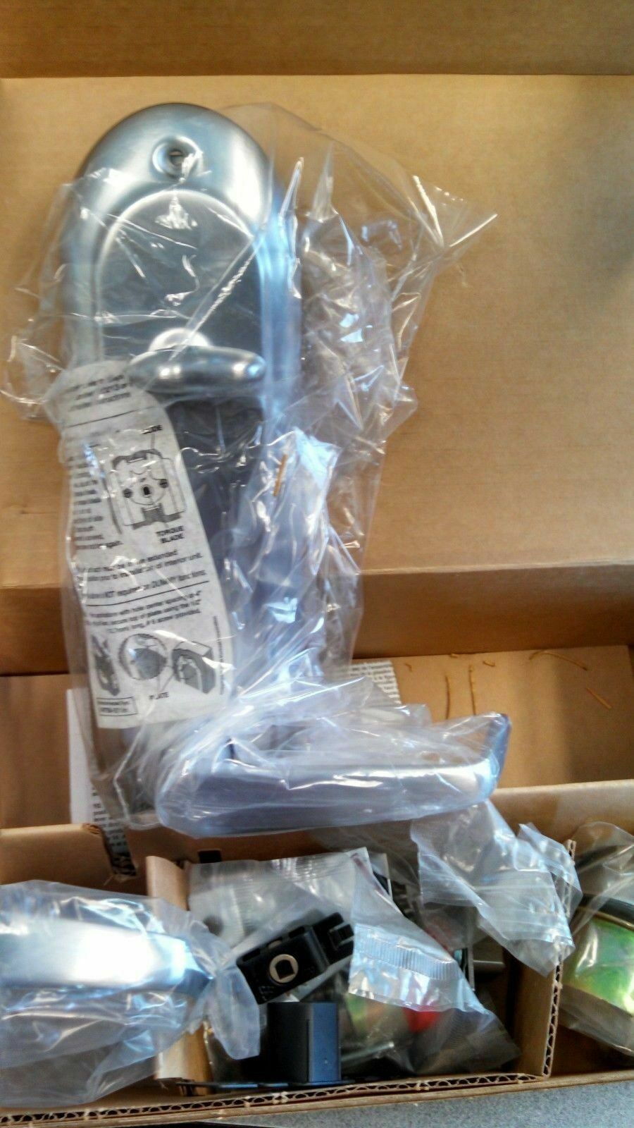 LOCKSMITH KWIKSET INTERCONNECTED LOCK 418RL US26D UL NOS L/CYLINDER