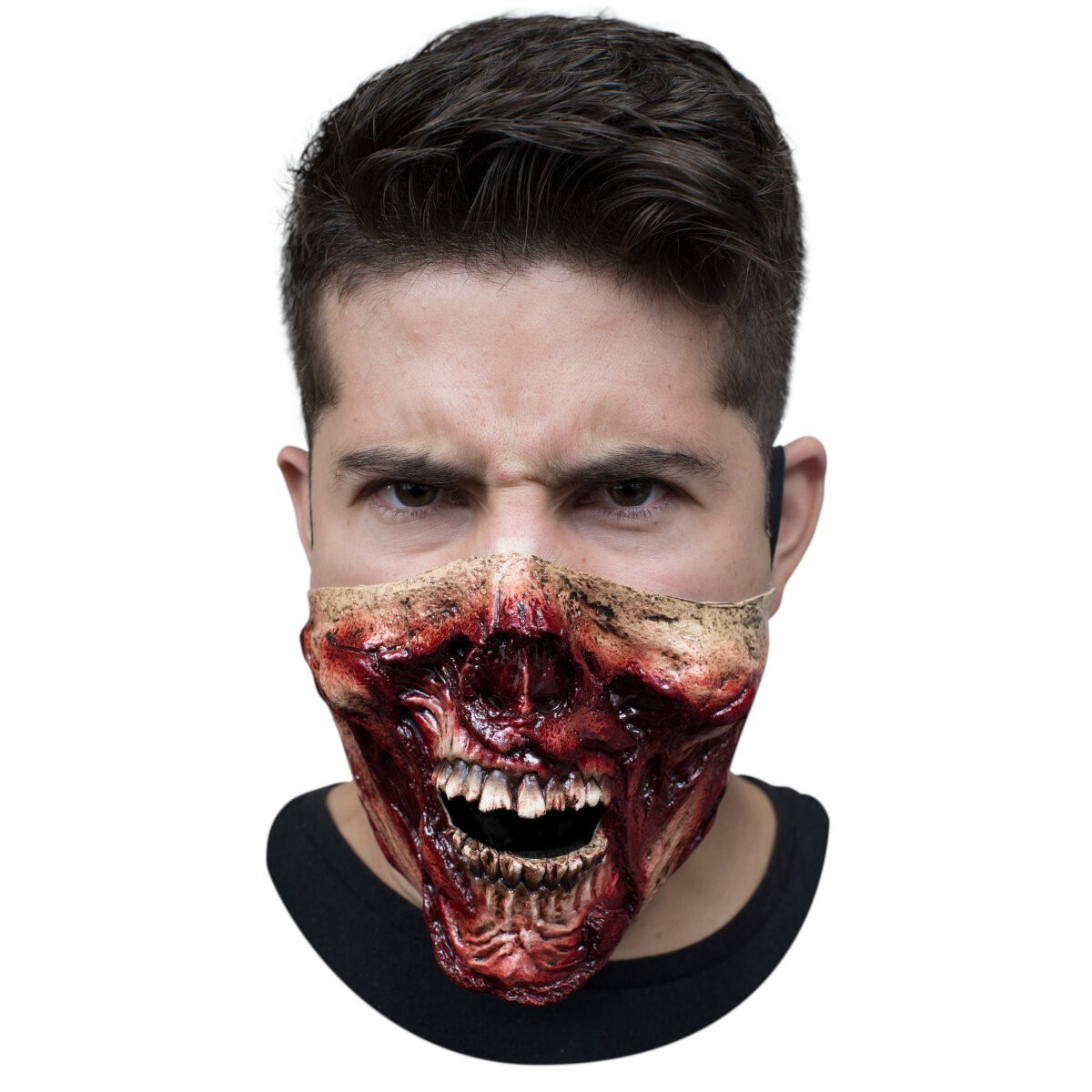Ghoulish Productions Muzzle Zombie Walker Face Mask Horror Halloween Cosplay