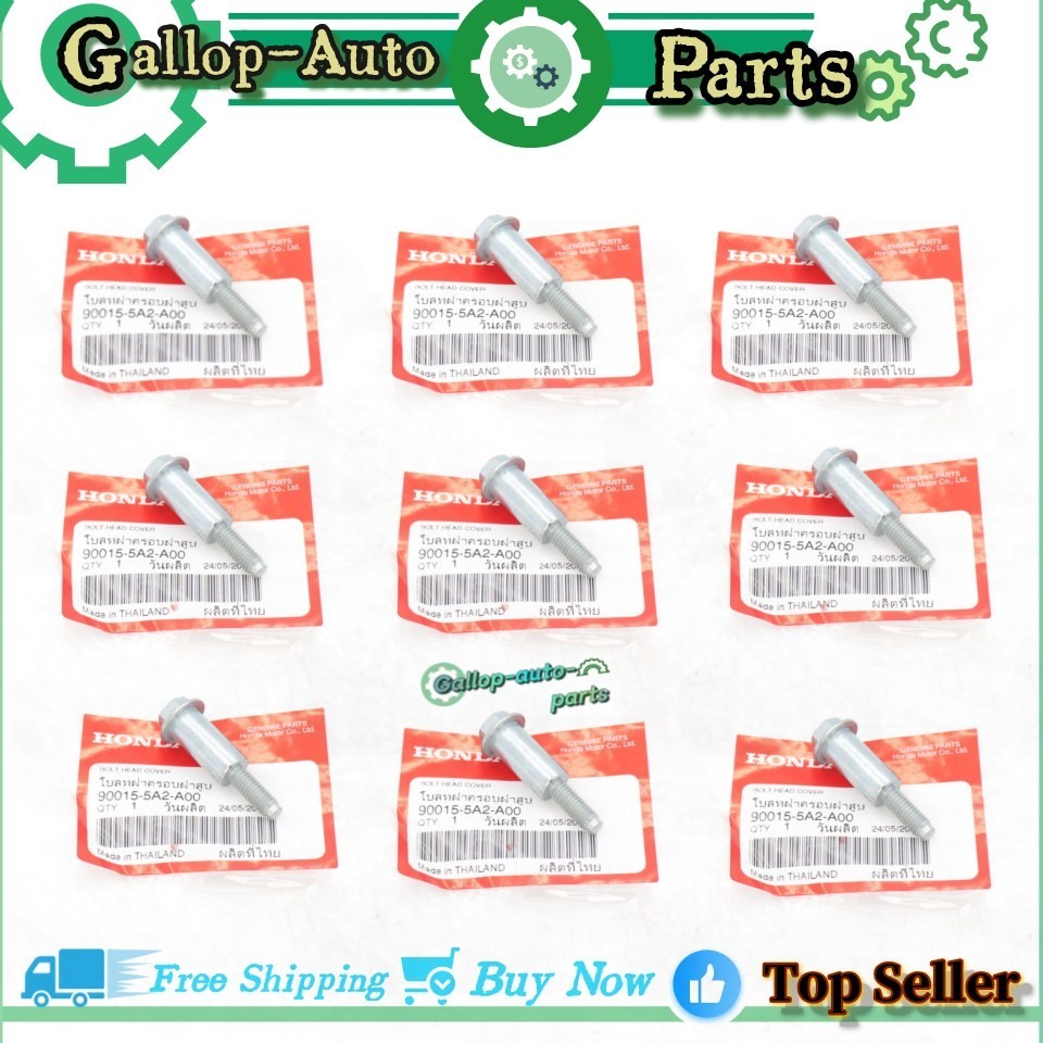 9 PCS OEM Valve Cover Bolt fits 13-17 Accord 2.4L 15-19 CR-V 15-20 TLX 2.4L