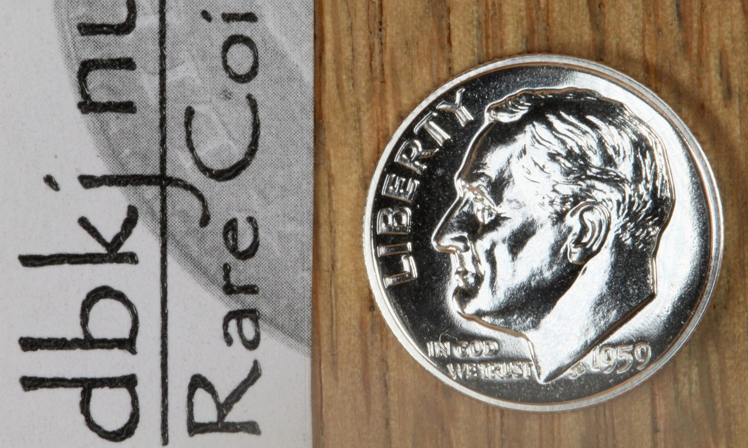 1959 (P) Proof Silver Roosevelt Dime 10¢ - Choice to Gem Proof
