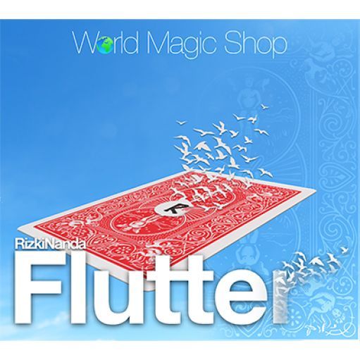 FLUTTER DVD & GIMMICK BY RIZKI NANDA & WORLD MAGIC SHOP CARD TRICK