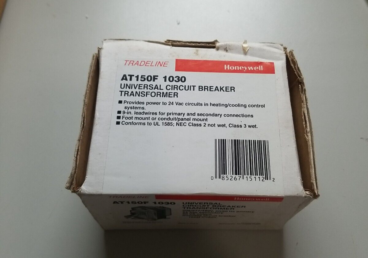 Honeywell Tradeline AT150F 1030 Universal Circuit Breaker Transformer NOS
