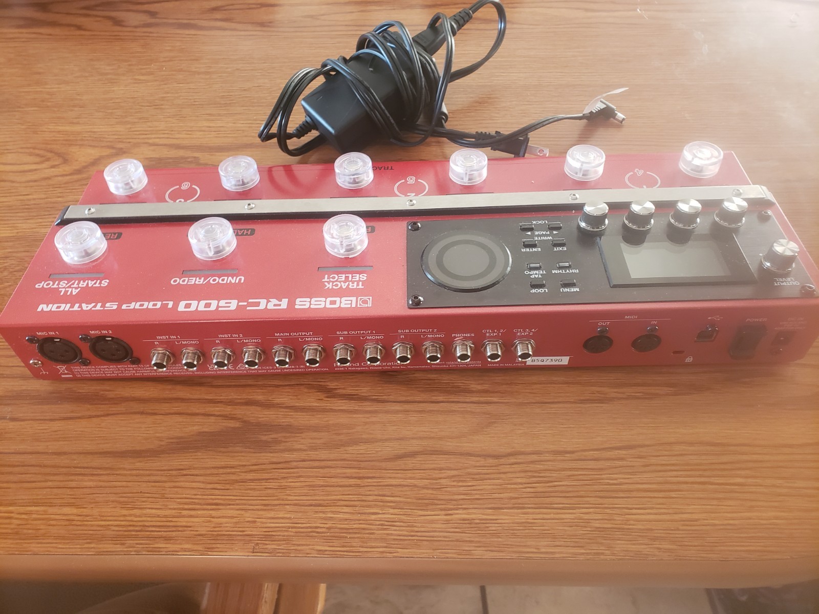 Boss RC-600 Looper - Red (HN236587)