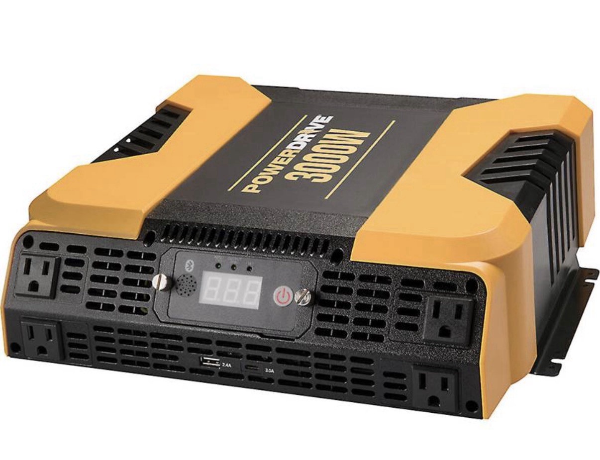 Powerdrive 3000W 4AC 2USB Power Inverter with Bluetooth