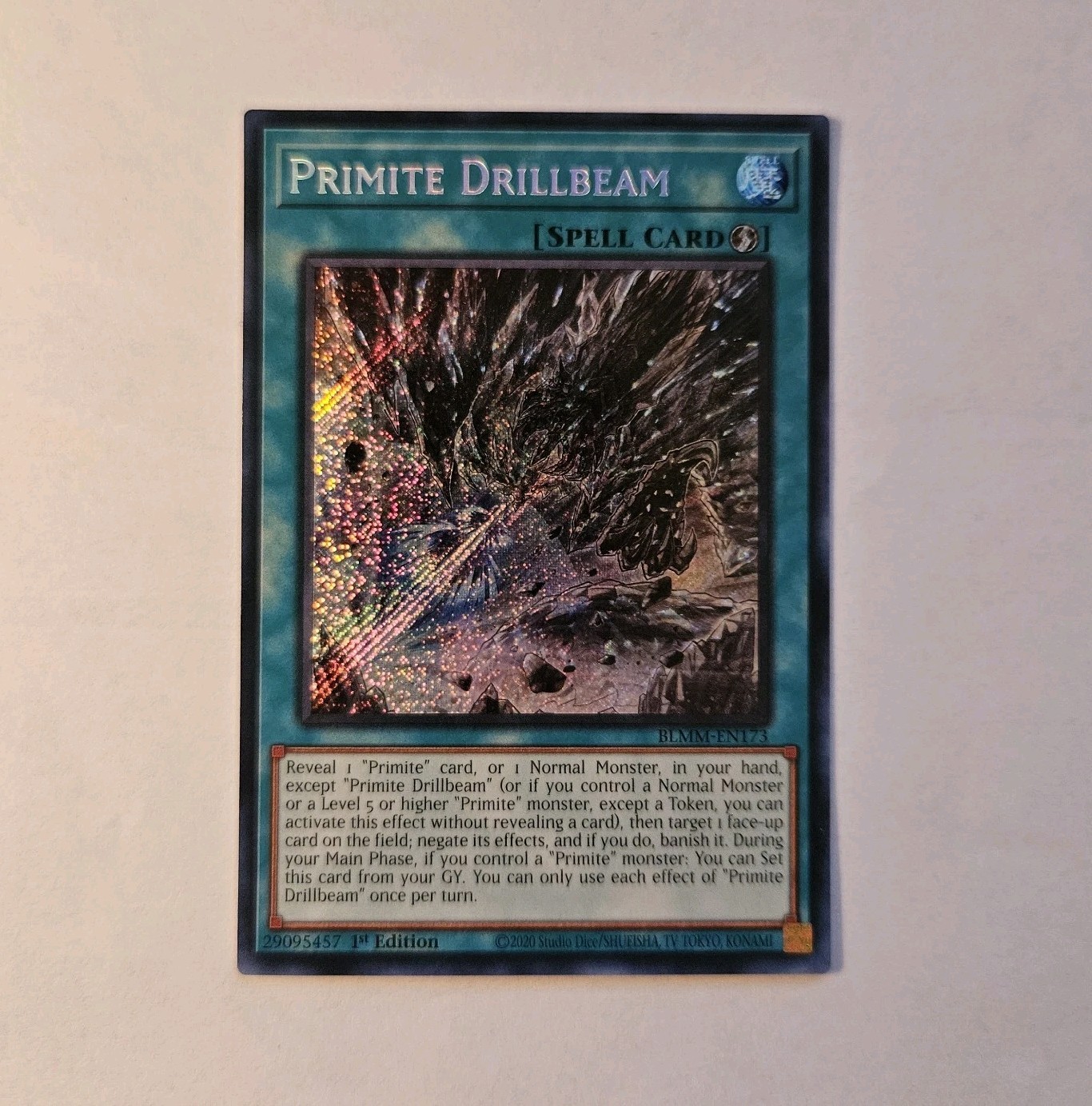 Primite Drillbeam Secret Rare BLMM-EN173 Battles of Legend: Monster Mayhem NM