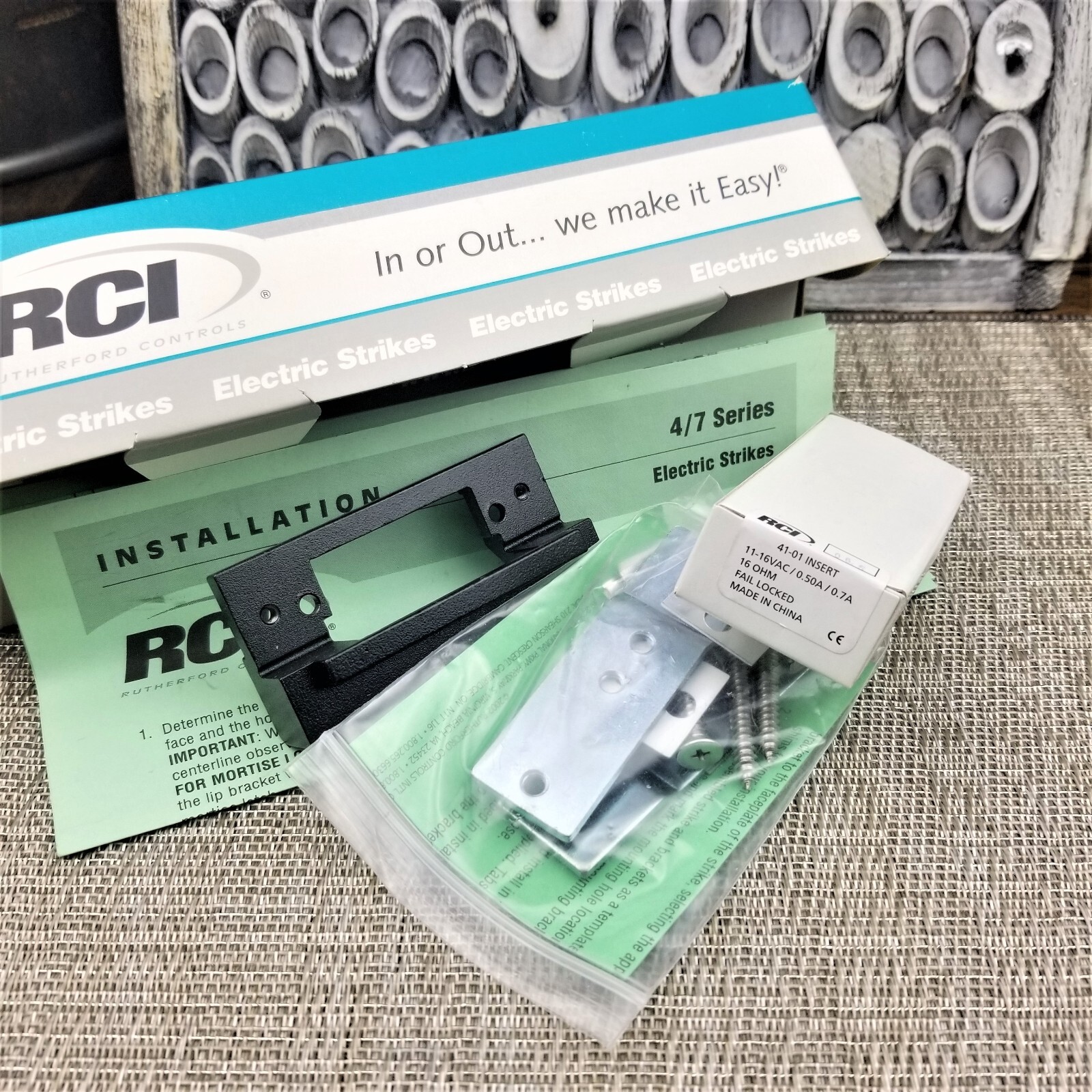 RCI A41 11-16VAC Fail Locked Electrical Strike Component 4 Series Mod Program