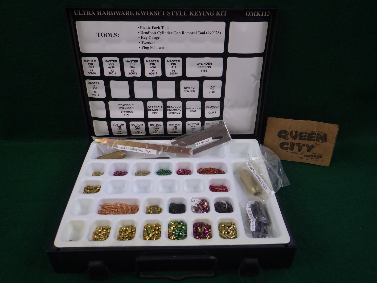 Ultra OMK112 lock rekeying/rekey/keying kit fits Kwikset locksets #7