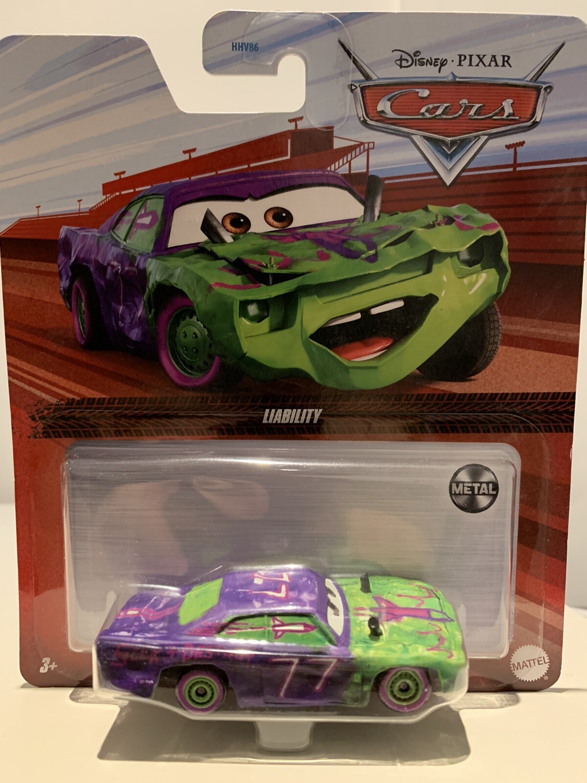 Disney Pixar Cars - Liability No:77 Crazy 8 - Mattel Official Diecast Cars