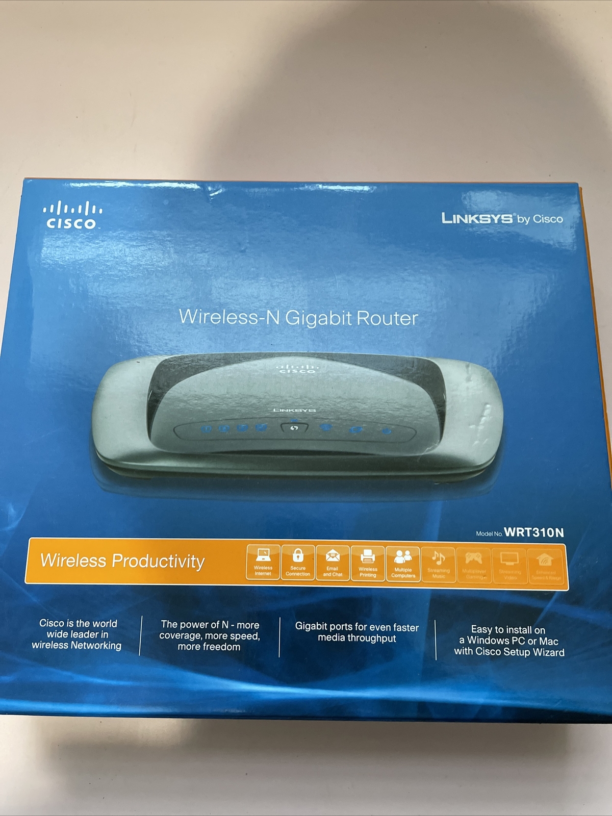 Cisco WRT310N 6.75 Mbps 4-Port Gigabit Wireless N Router