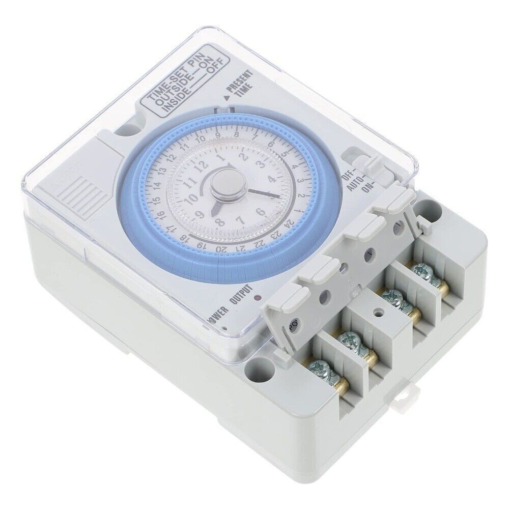 12V AC/DC Mechanical Time Control Switch Pc Mechanical Timer Electrician