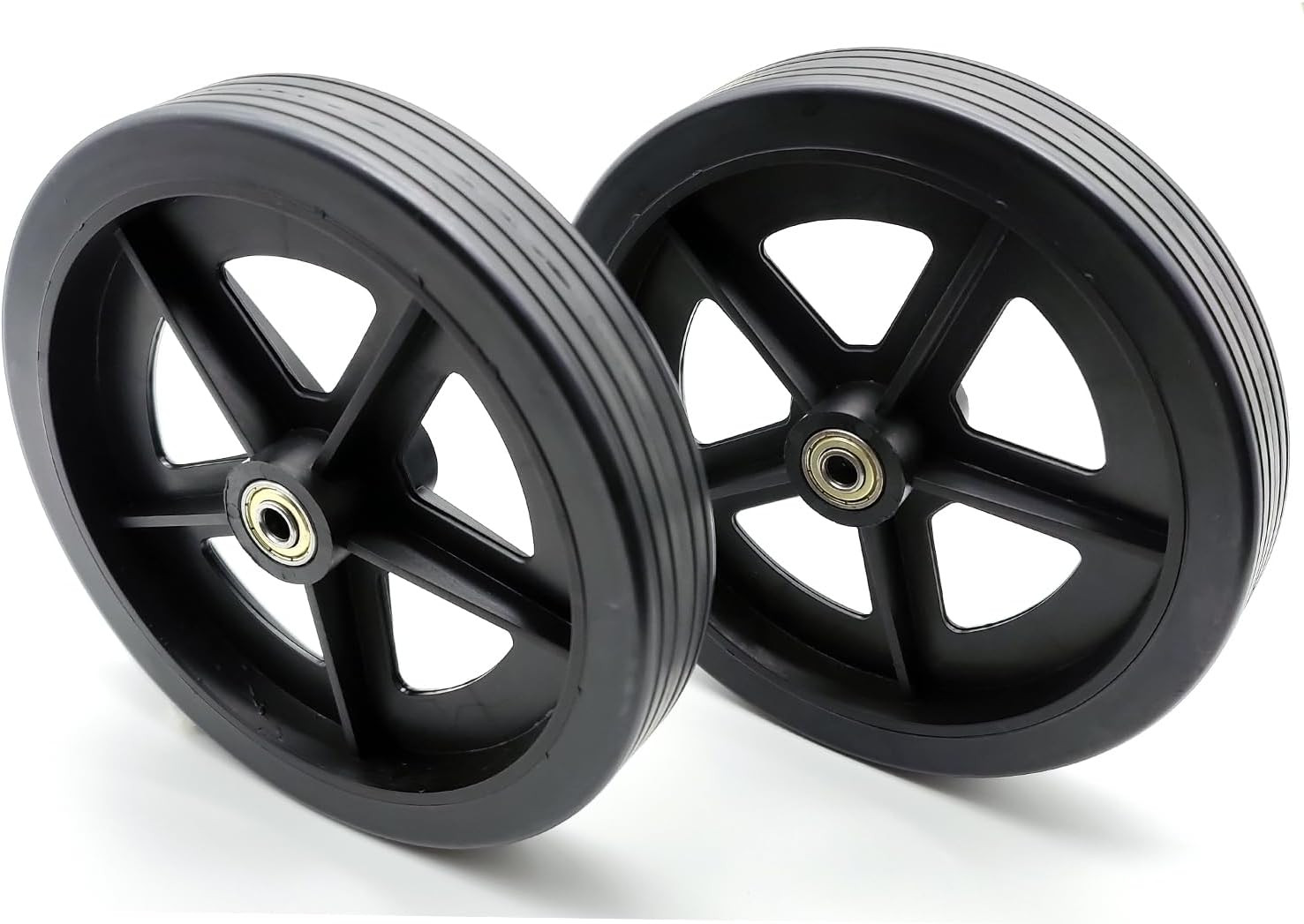 Heavy-Duty Bariatric Steel Rollator Replacement Front and Rear Wheel (7.5" (190M