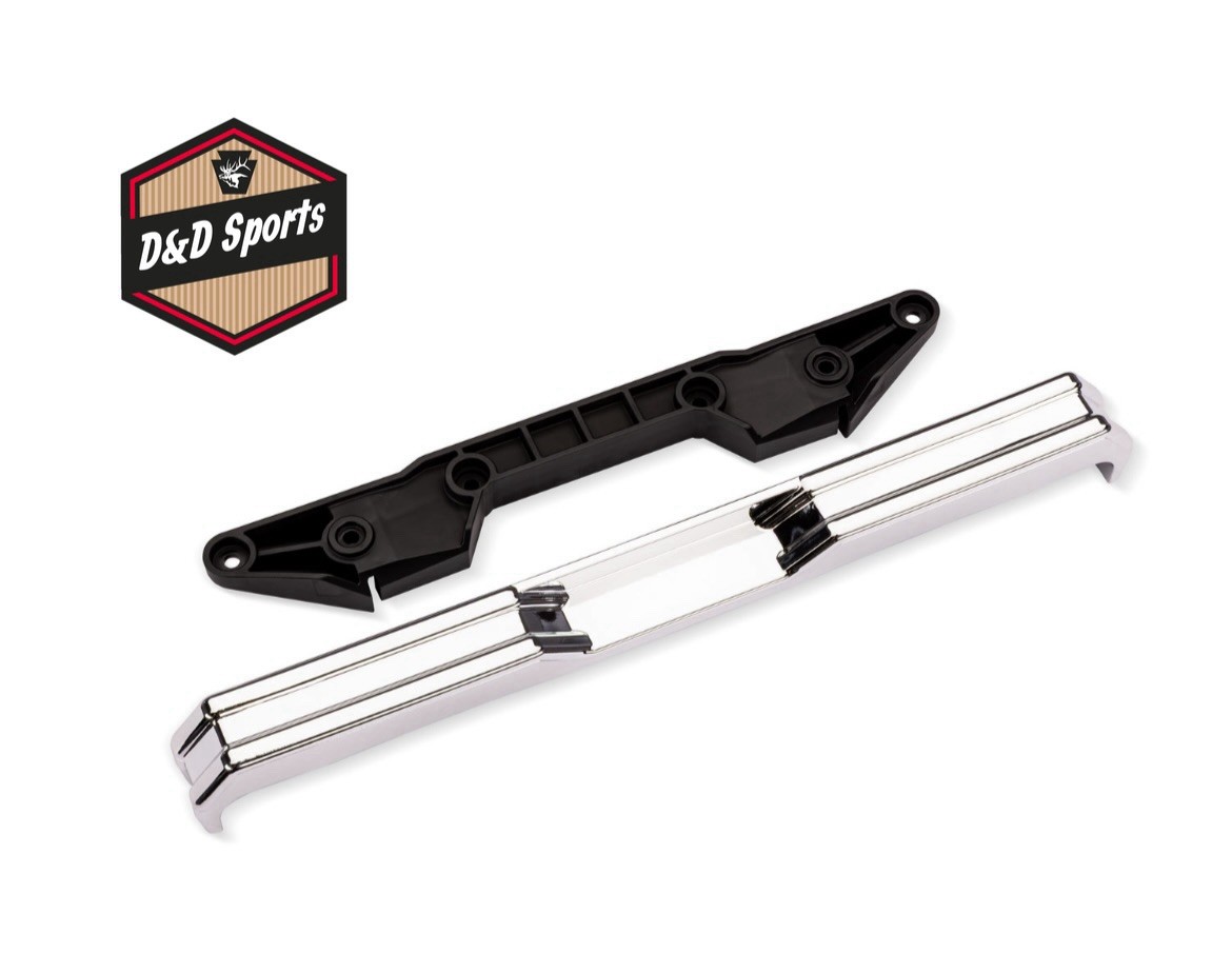 Traxxas 7687 - X-Truck BIGFOOT #8 4X4 Chrome Rear Bumper w/ Support