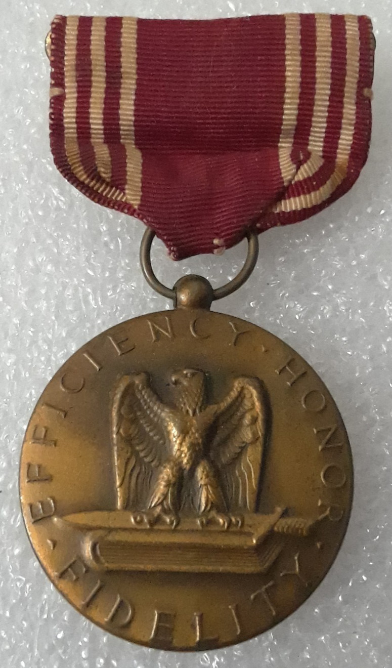 World War II Efficiency Honor Fidelity Medal Ribbon for Good Conduct USA