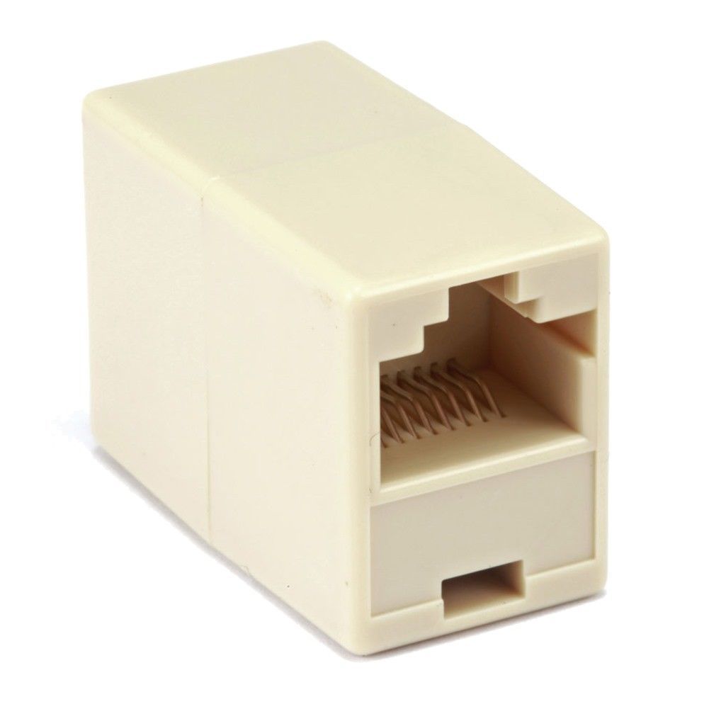 New Cat5e CAT5 RJ45 Inline Ethernet Network Patch Cable Coupler, 8P8C Straight