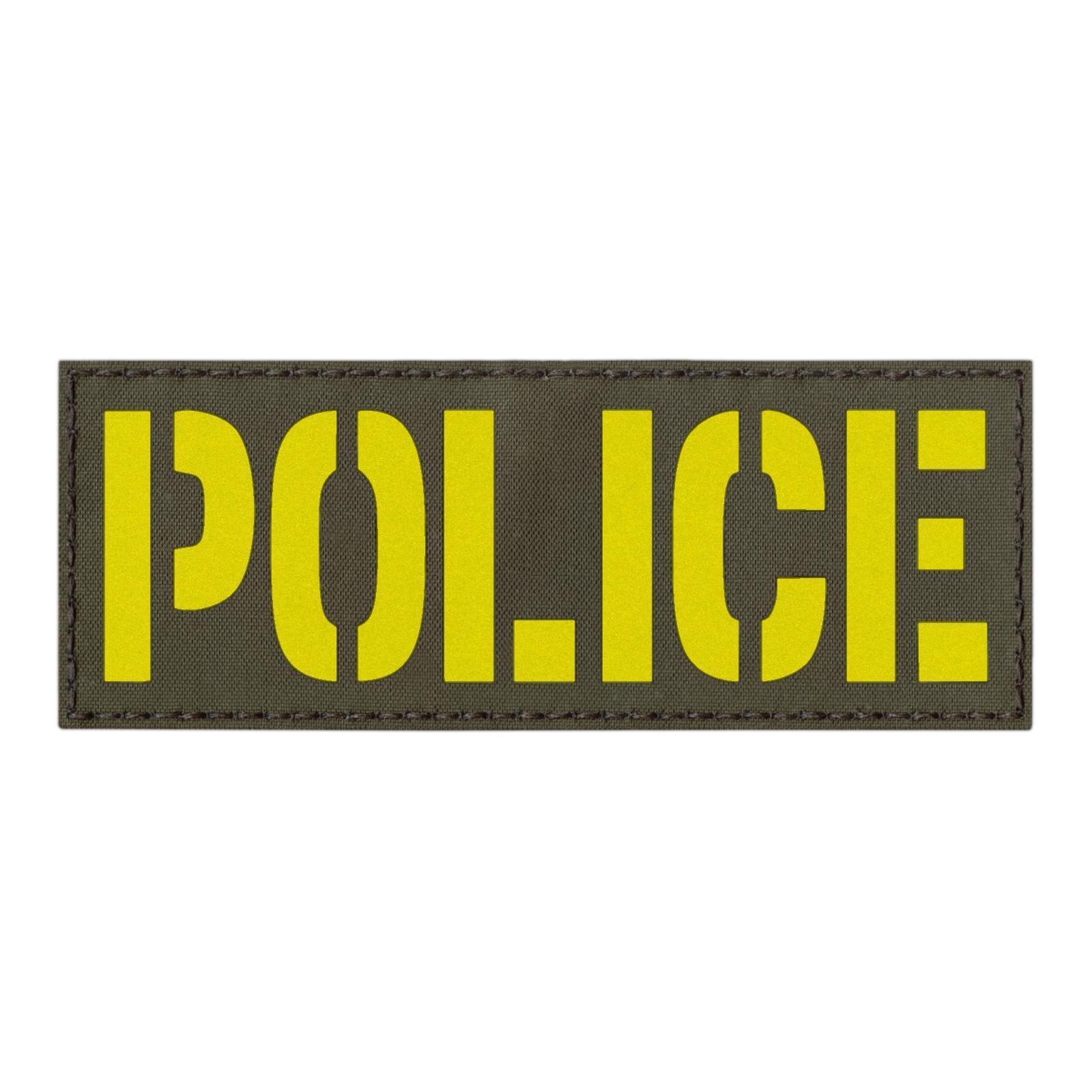 Police 2x5 reflective ranger green plate carrier SWAT chest rig tactical patch