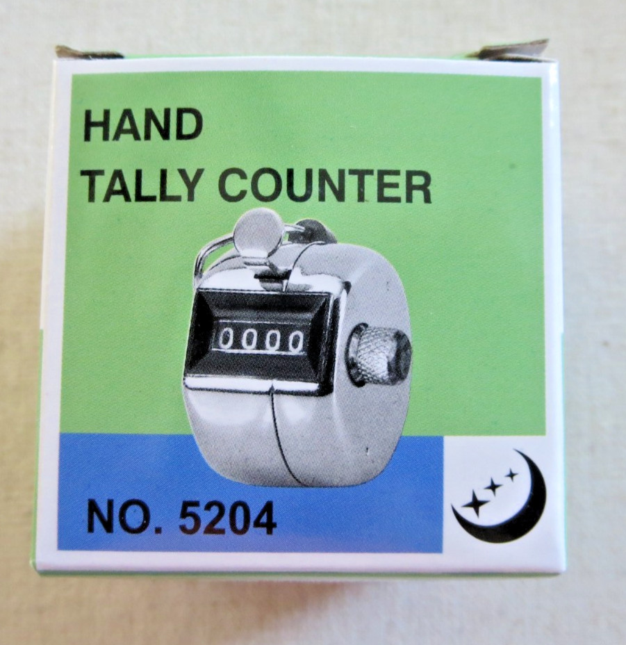 Hand Tally Counter with Lanyard - great for craft projects!