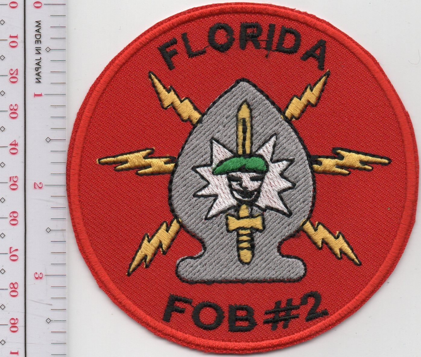 US Army Recon Florida FOB #2 Patch NO TARIFF