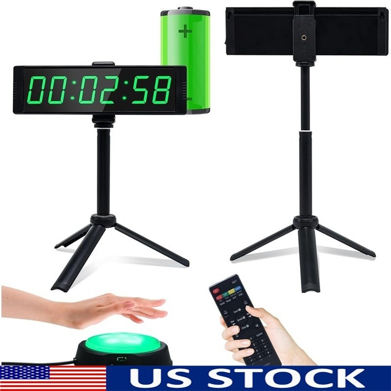 Digital LED Timer Stopwatch Wall Countdown Alarm Portable Gym Remote Control New