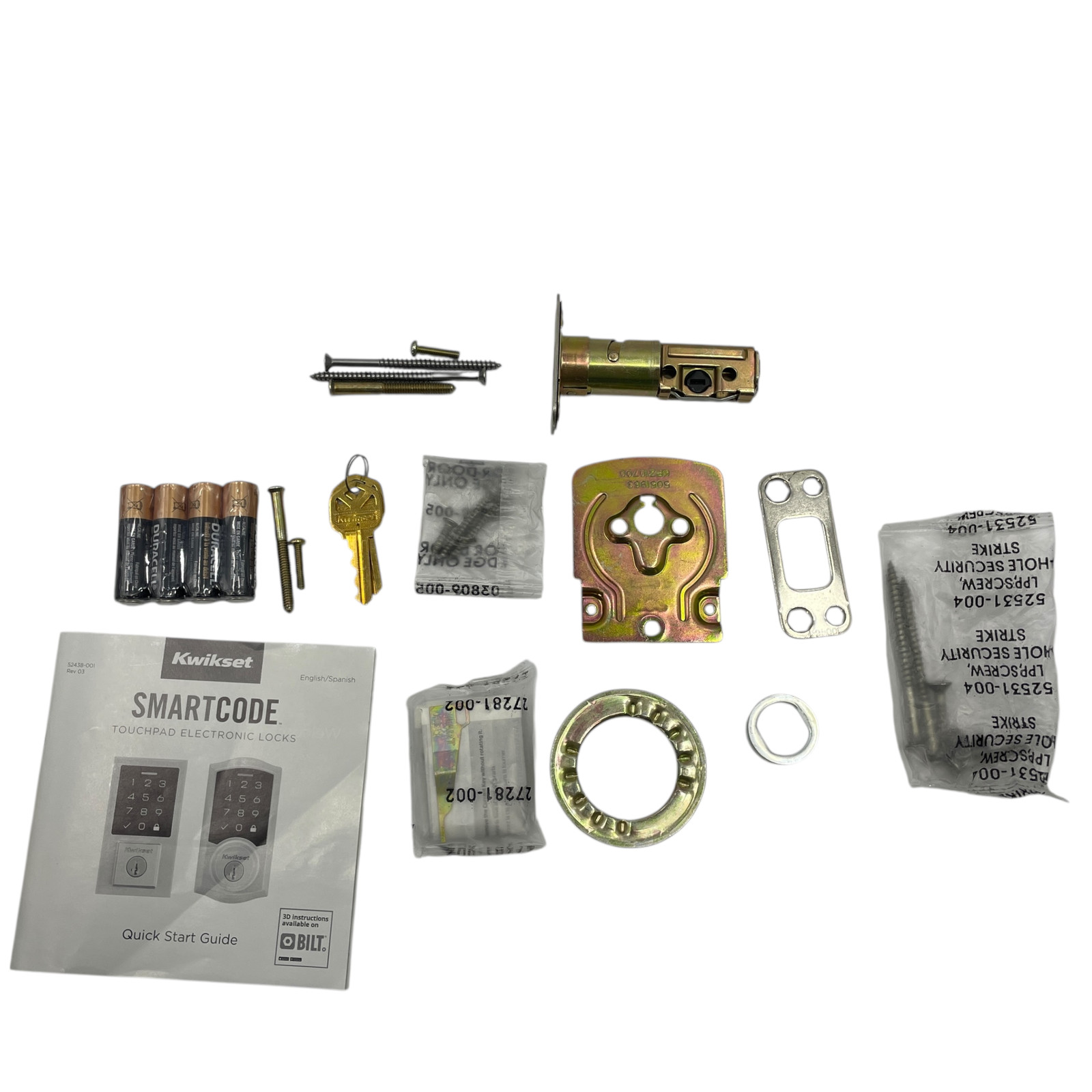 Kwikset SmartCode 270 Keyless Entry Electronic Door Lock Satin Nickel #U3950 AR