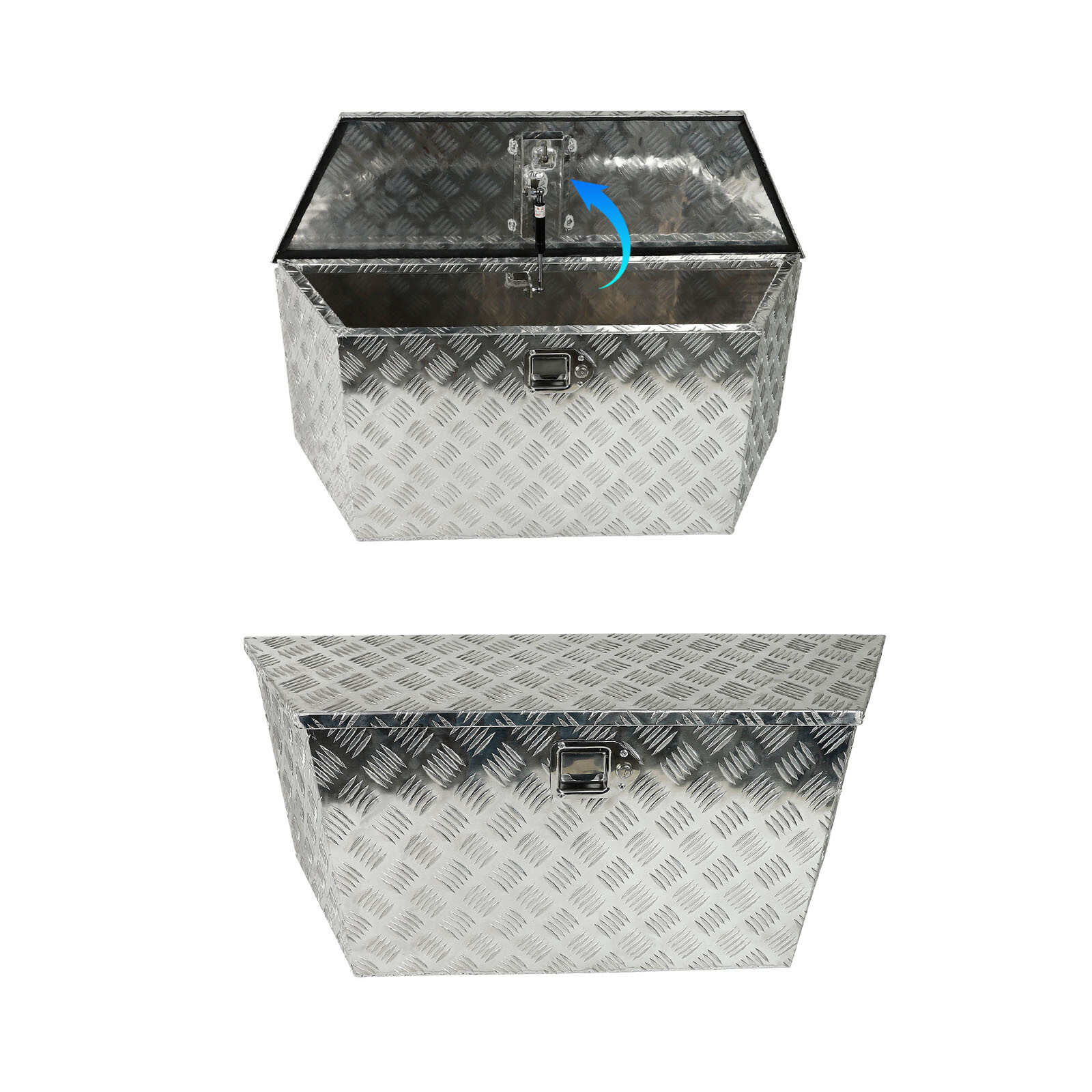Aluminum39"x15.5"x12" Trailer Pickup Truck Tongue Tool Box Bed Underbody Storage