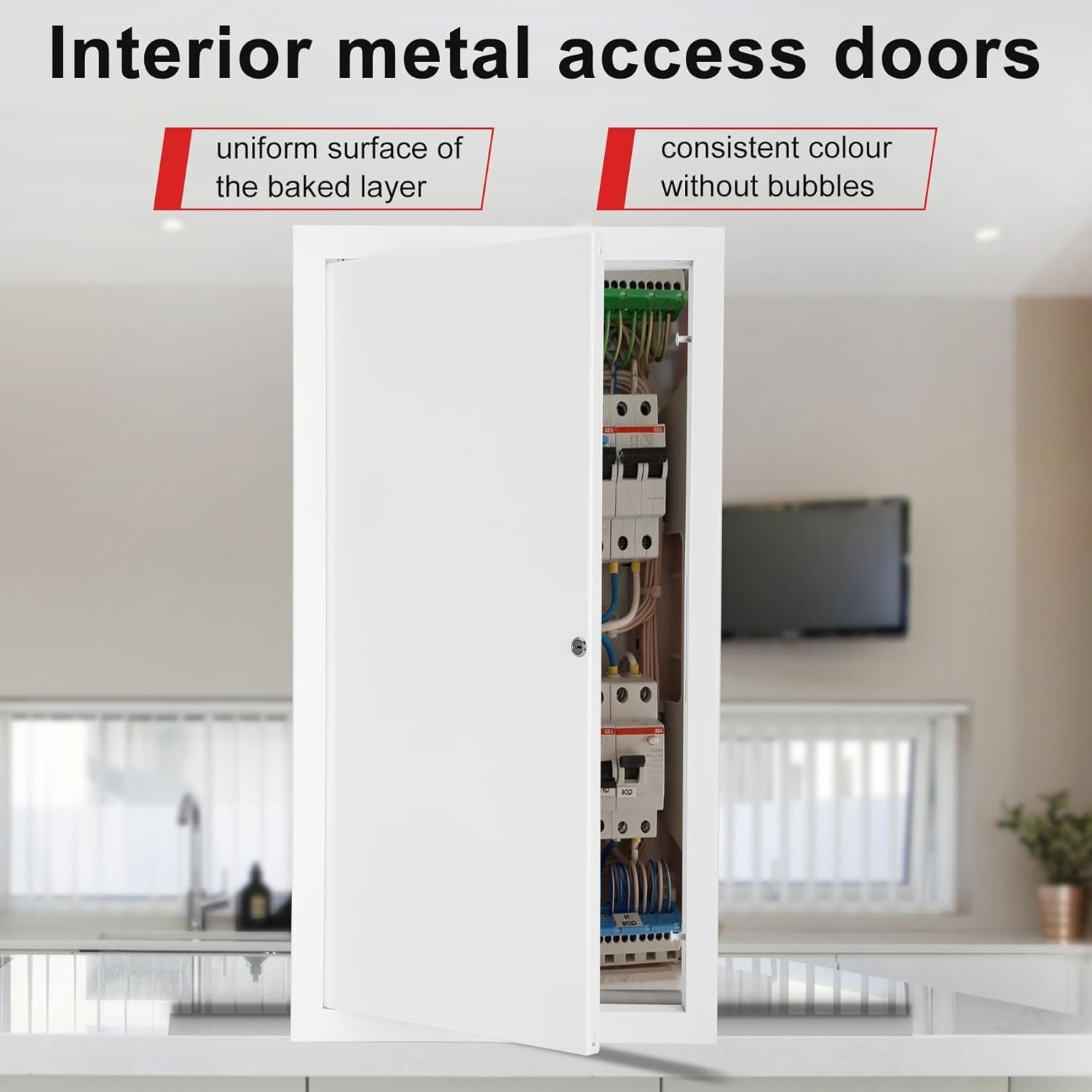 Thicken 1mm 12 x 24 Access Panel for Drywall,Attic Door, Ceiling Access Panel...