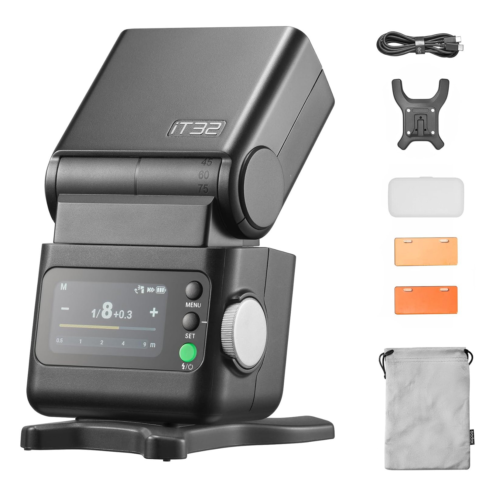 Godox iT32 TTL On-Camera Flash Light Speedlite for Canon Sony Nikon Fuji Olympus