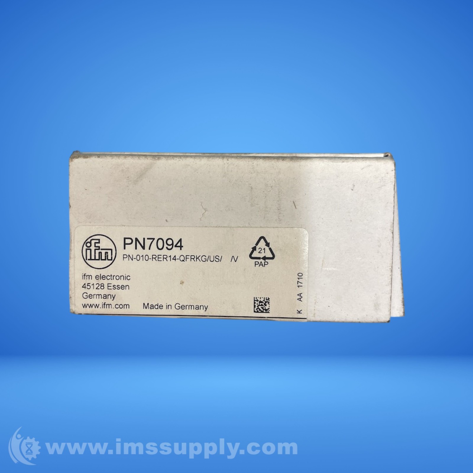 Ifm PN7094 Pressure Switch with Digital Display FNOB