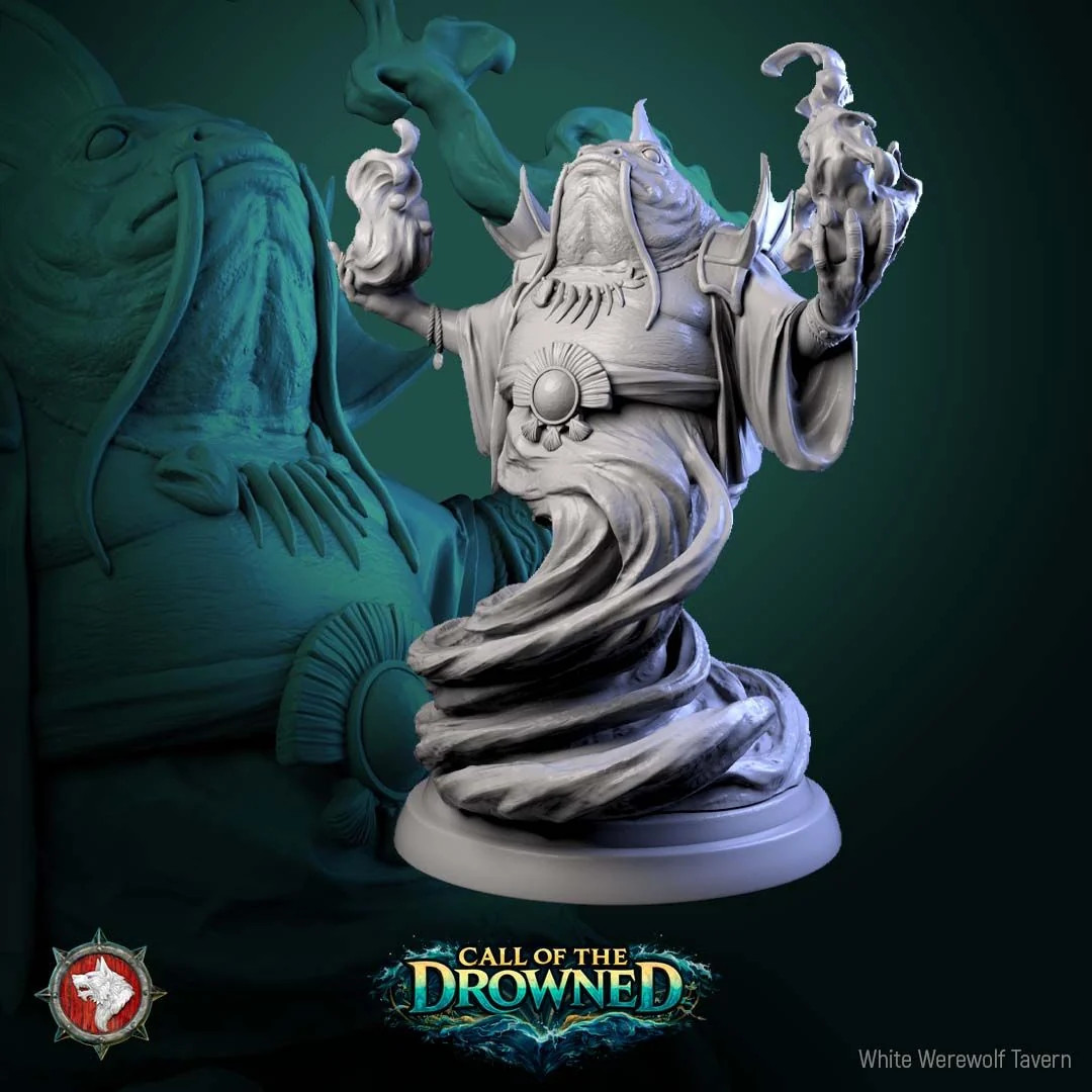 Brine Born Prophet - Resin Tabletop Miniature