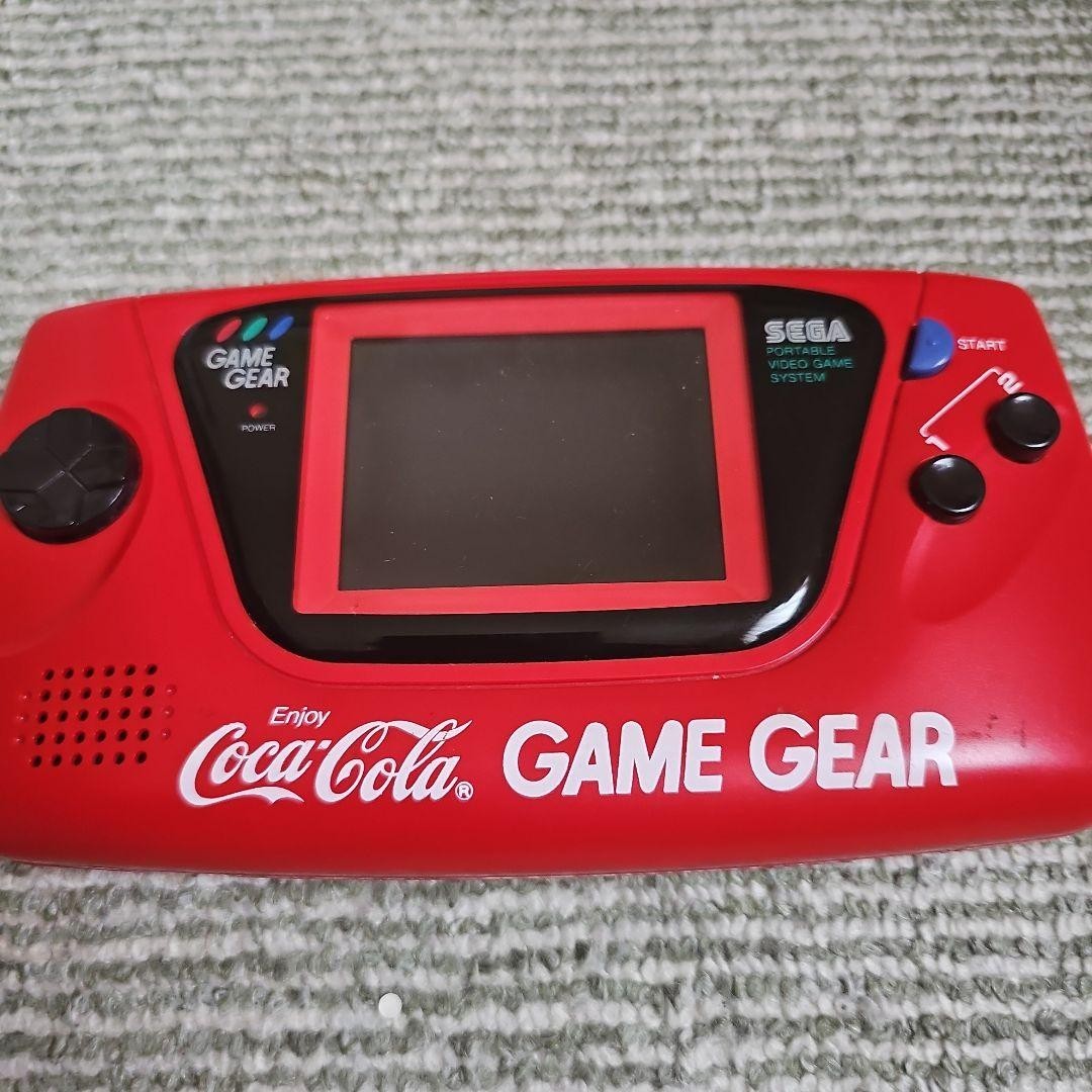 SEGA Game Gear Coca-Cola Limited Red Console w Game Tested Japan Rare