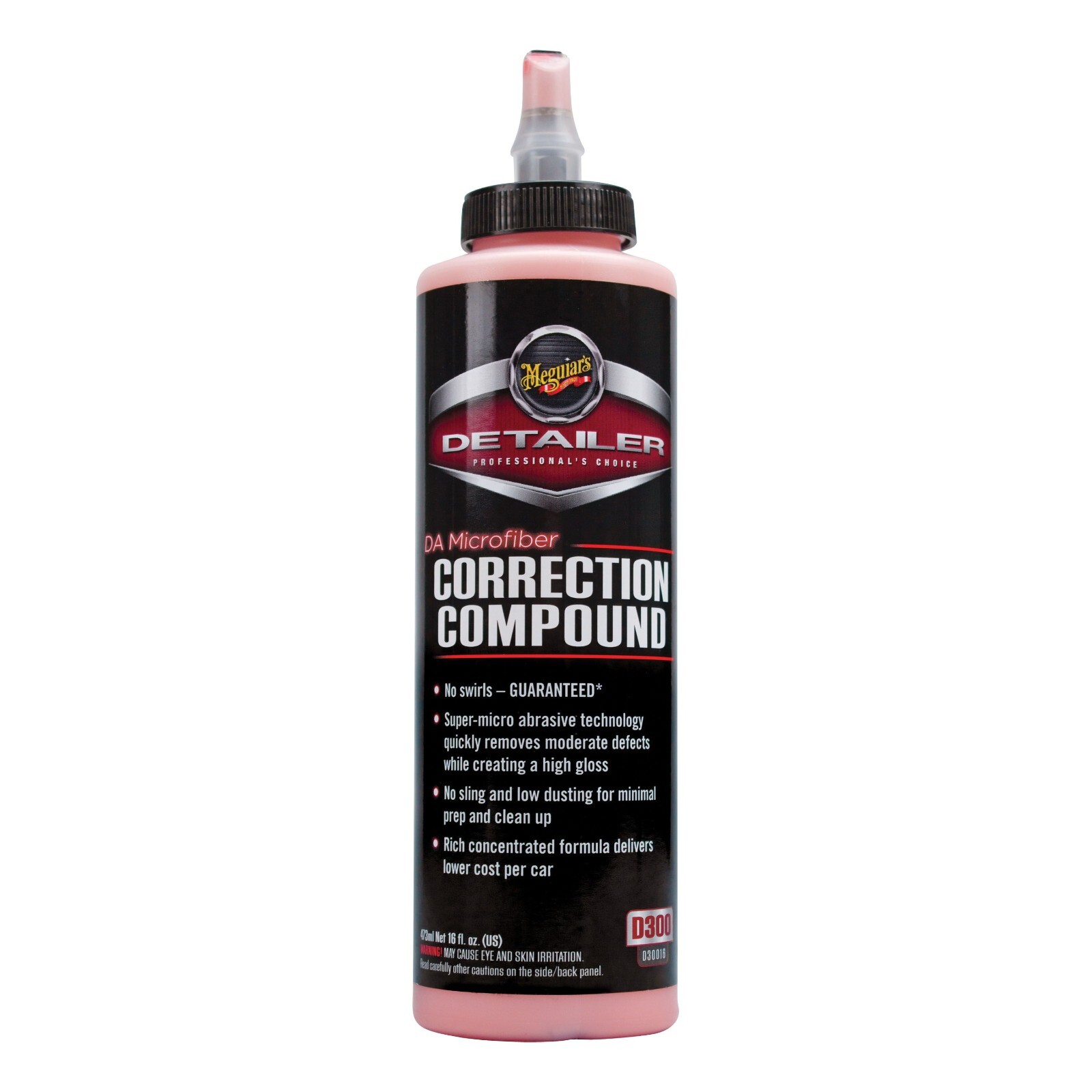 Meguiar's Detailer D30016 Microfiber Correction Compound, 16 oz  High Gloss
