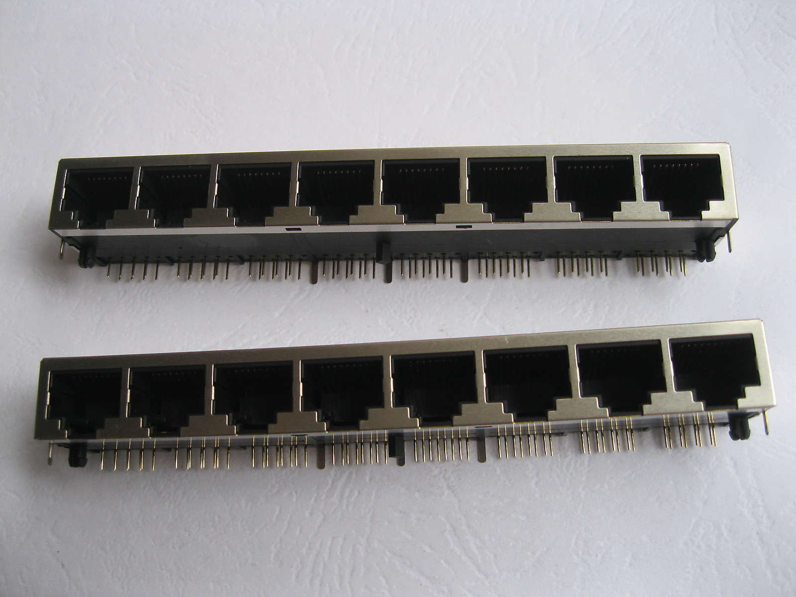 6 pcs Side Entry 8 Ports RJ45 10P8C 21.2mm Modular PCB Jack 59 8P LAN Connector