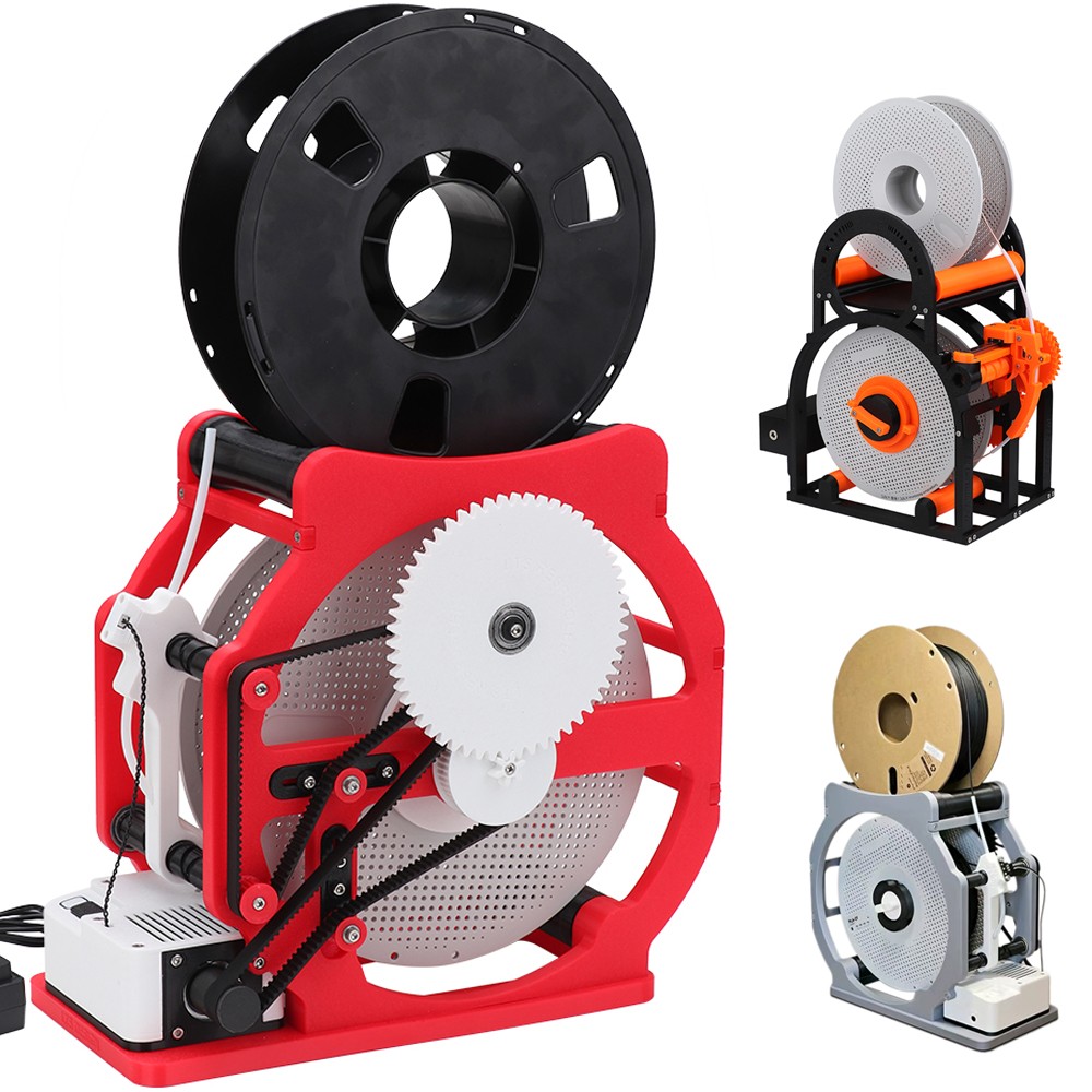 3D Industrial Filament Respooler Machine Electric 3D Printer Rewinder US Stock