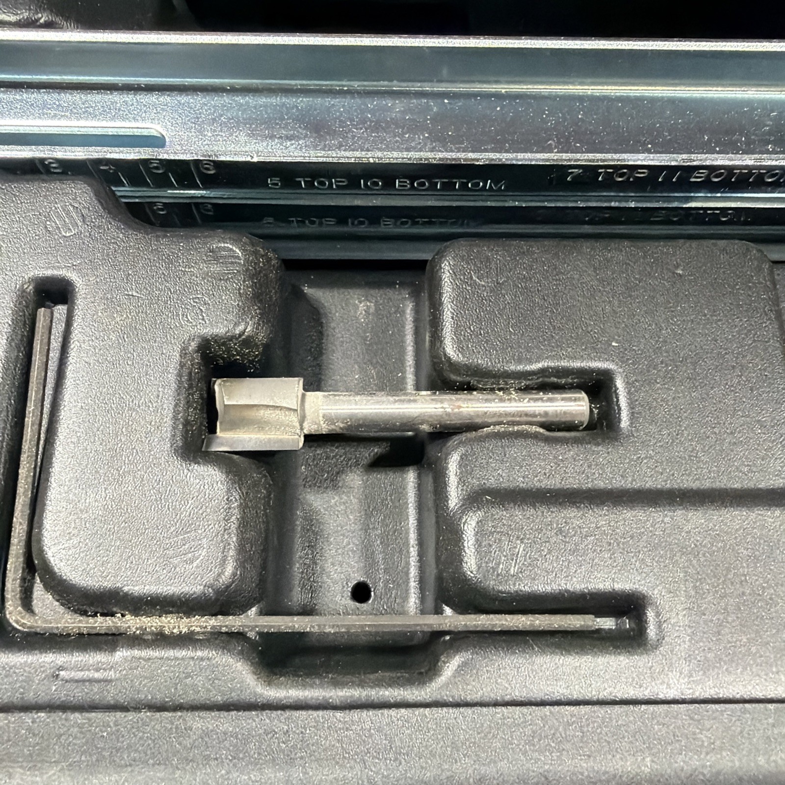 PORTER CABLE 59381 HINGE BUTT TEMPLATE KIT Incomplete Missing Lock nut & Guide