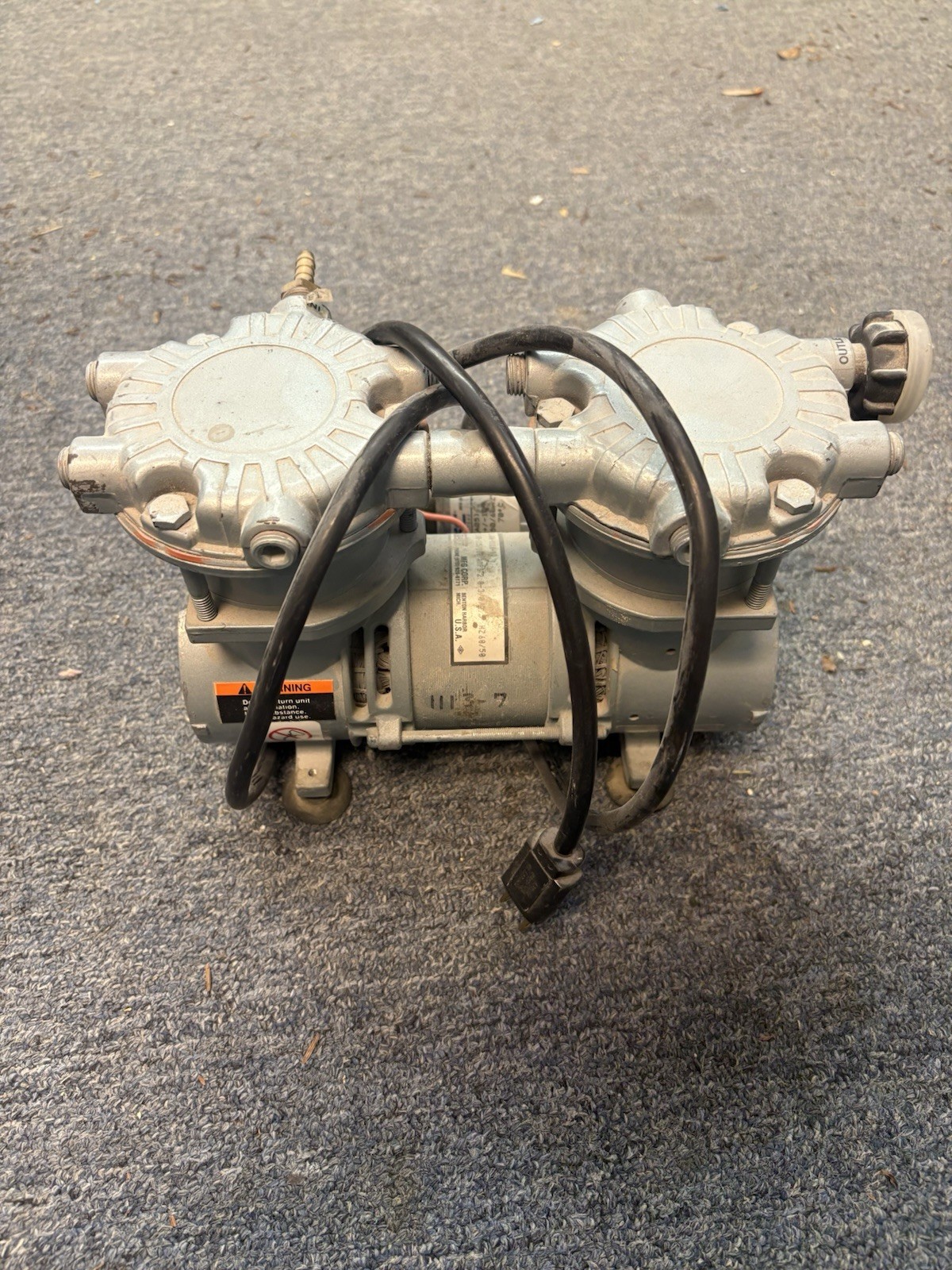 Gast SAA-V116-NQ Vacuum Pump for Porcelain Oven Mini Compressor Dental Lab