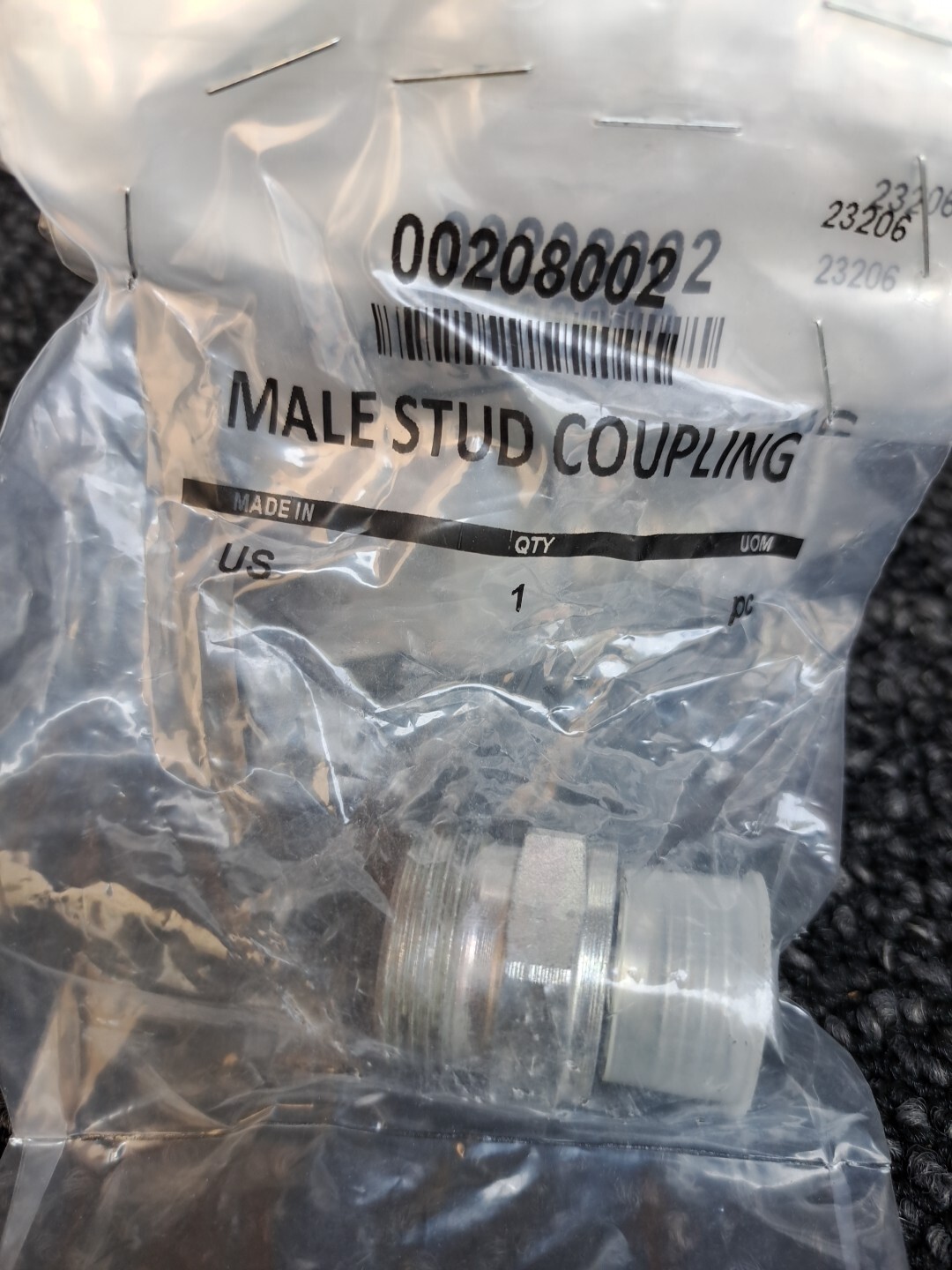 Manitowoc #00208002 Male Stud Coupling