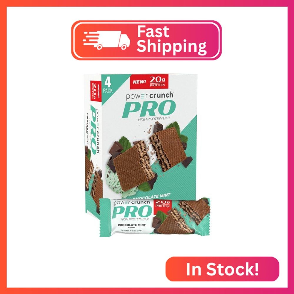 Power Crunch PRO Protein Wafer Bars, High Protein Snacks with Delicious Taste, C