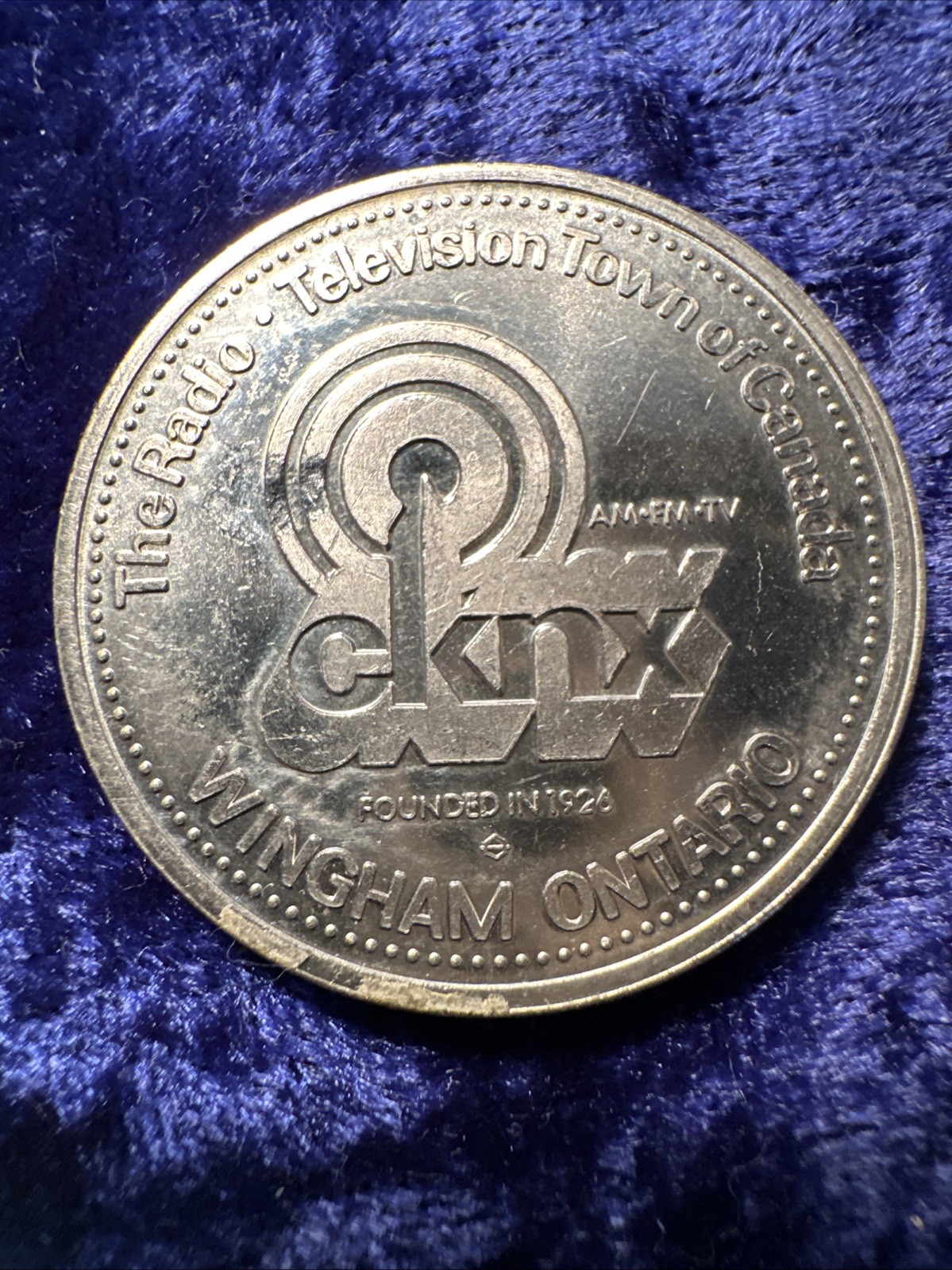 1979 Wingham, ON, Centennial Trade Dollar: Radio - Television Town of Canada