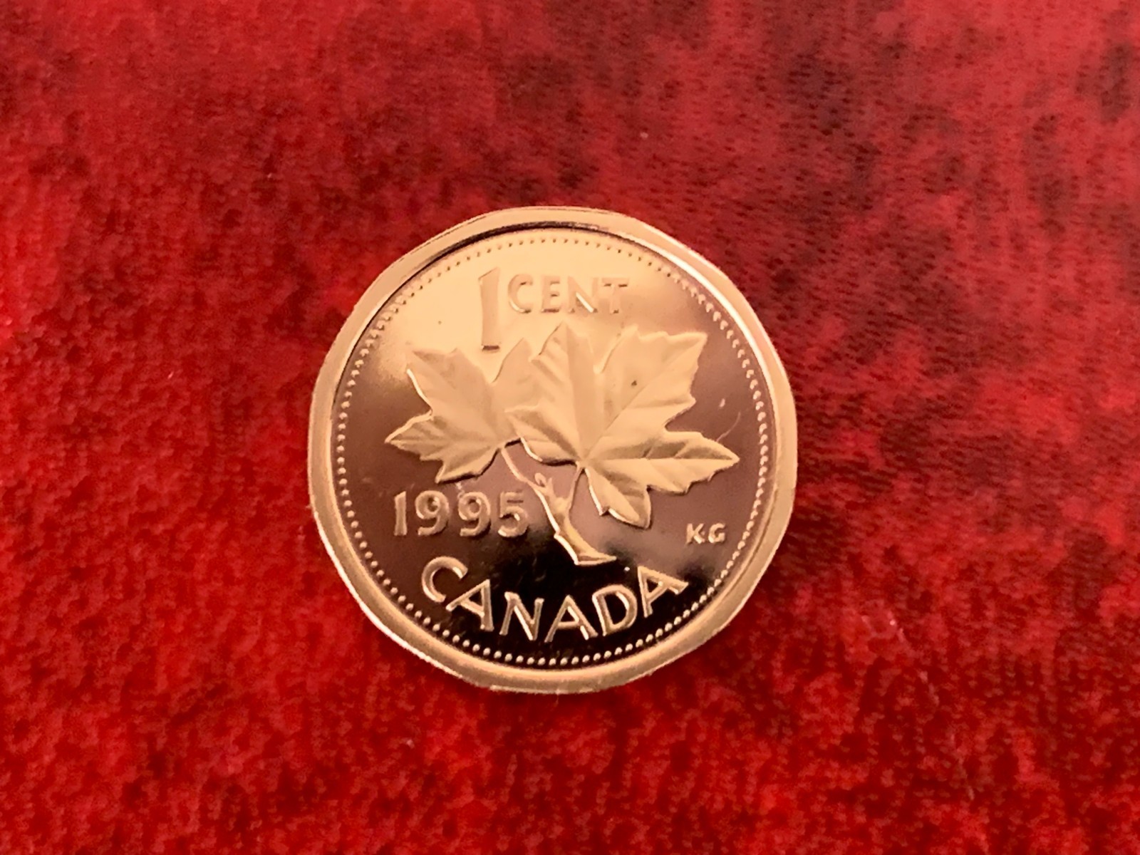 Canada 1 Cent 1995 Proof Coin-Uncirculated