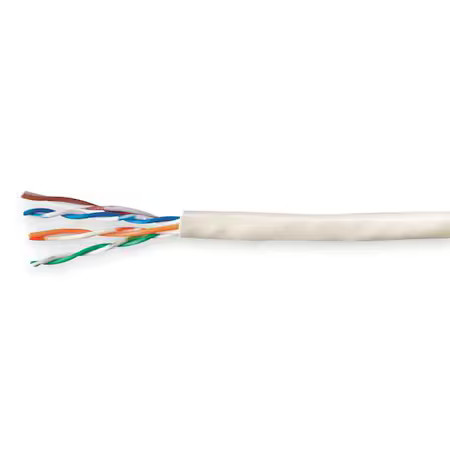 Genspeed 7133801 Data Cable, Cat 6, 23 Awg, 1000Ft, White