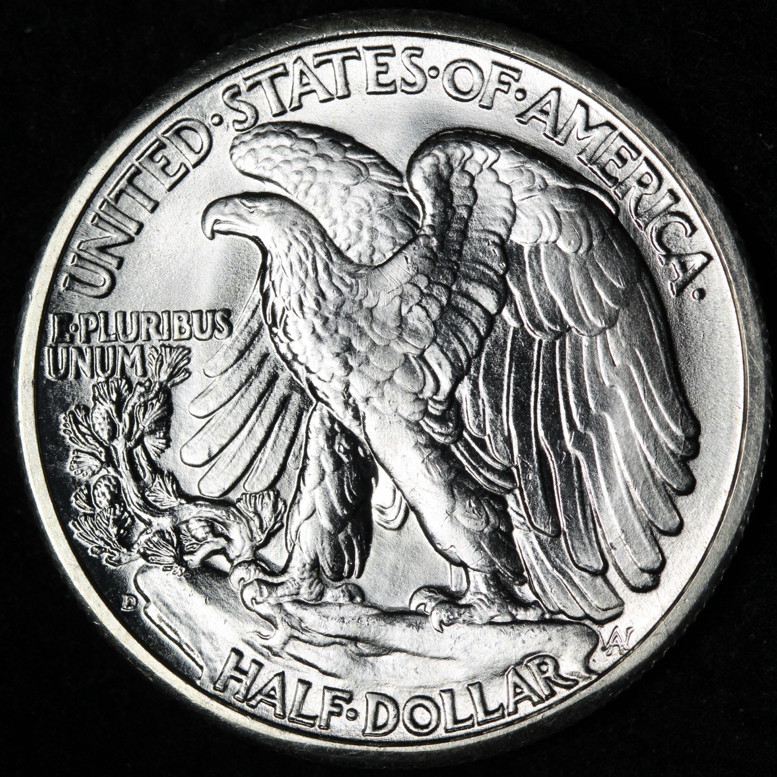 1944-D Walking Liberty Silver Half Dollar GEM BU *UNCIRCULATED* MS E345 AKEL