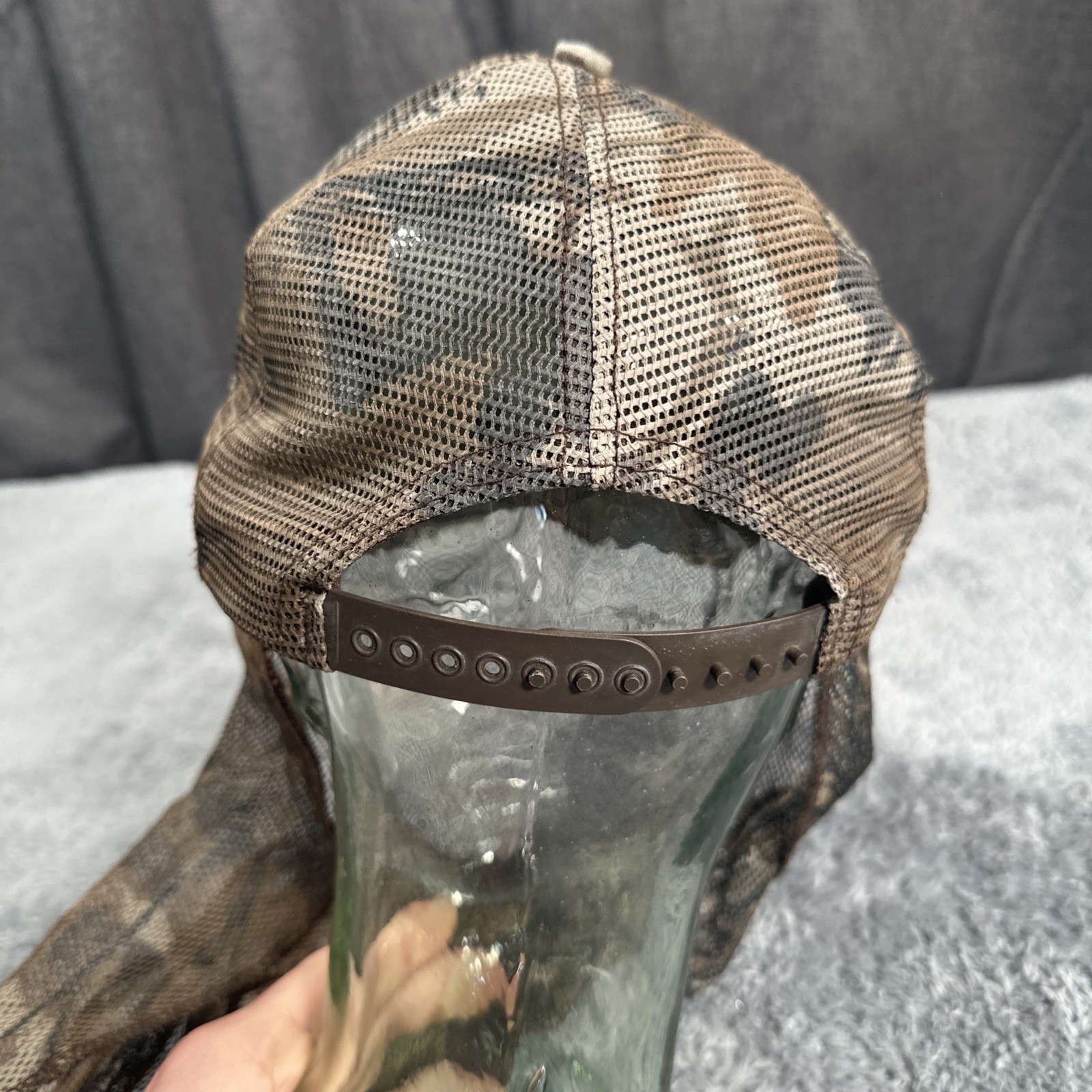 VTG USA MADE Camouflage Ball Cap Camo Netting REALTREE Snapback Cap Hunting
