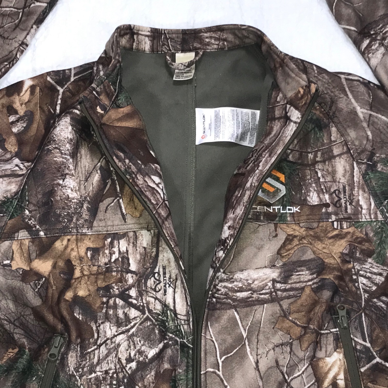 Realtree Xtra Camo Scentlok (L) Fleece Lined Mid-Weight Outdoor Jacket