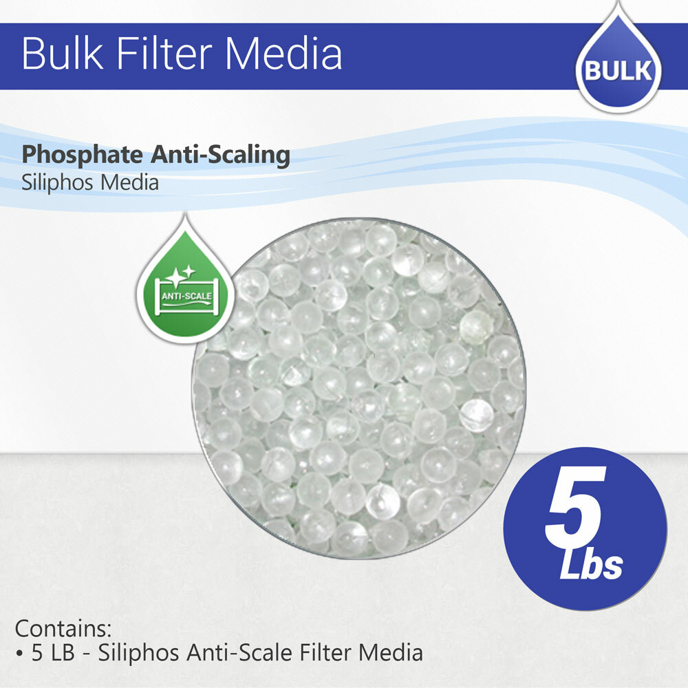 SLOW PHOS Slowly Dissolving Polyphosphate Beads Filter Media 5-Pound Bag - 5 Lbs